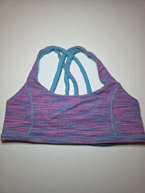 Ivivva space dye vitality sports bra reversible Sz 12
